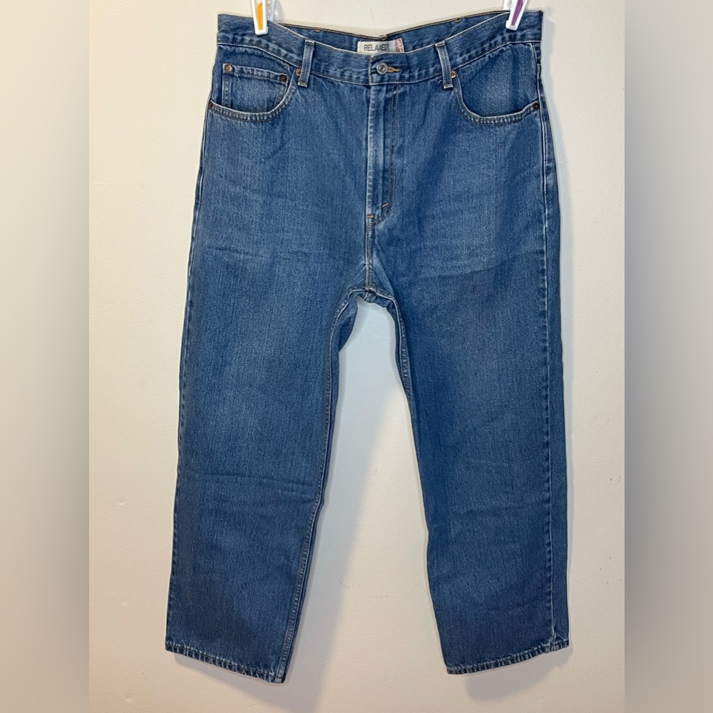 - Levi’s Men’s 550 Relaxed Fit Jeans Blue Size 38/29 (36x27)